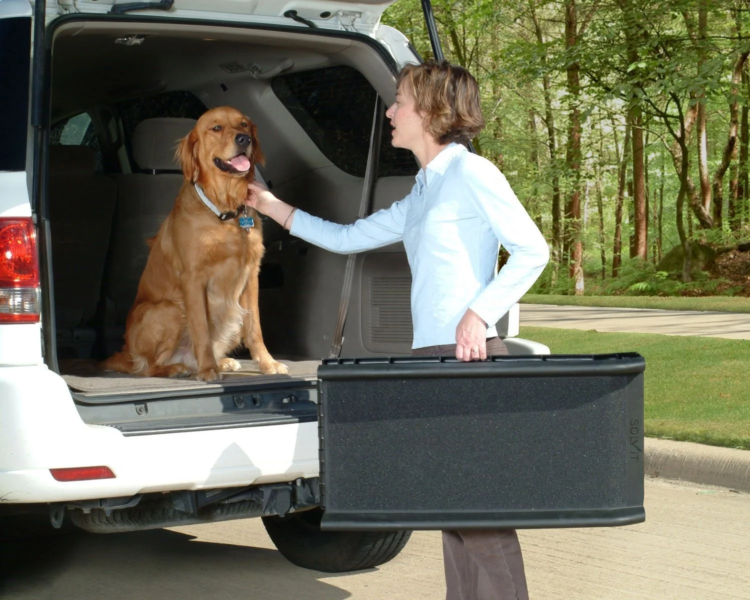 
Small Large Pet Plastic Ladder Ramps Dogs Folding Foldable Bed Adjustable & Stairs Stair Non Slip Dog Car Ramp For Car SUV 