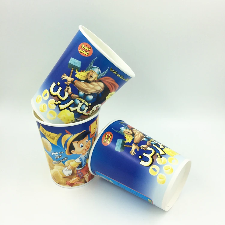 46oz disposable paper bucket popcorn cup