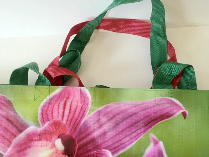 promotional recycled bopp laminated pp woven bag