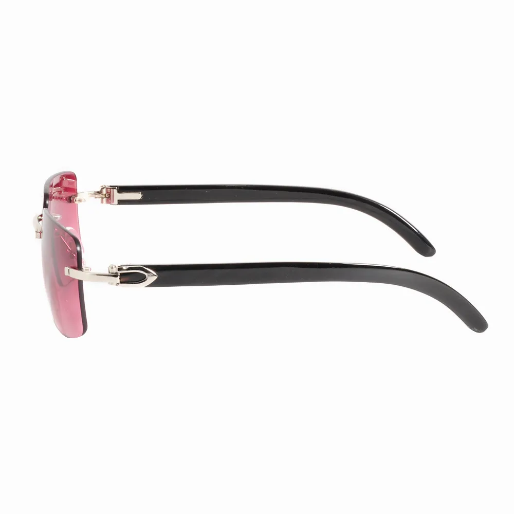 LS4005-C7 hot selling unisex design custom fashion decoration india buffalo horn sunglasses