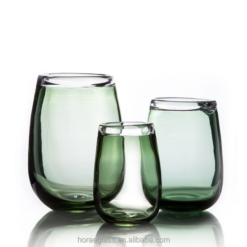 Thick geometric glass terrarium wholesale Chinese plant glass vase for living room decoration