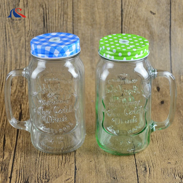 25 ounce Flawless Etch Mason Jars Drinking Glasses for Smoothies cold hot drink can for  KTV bar