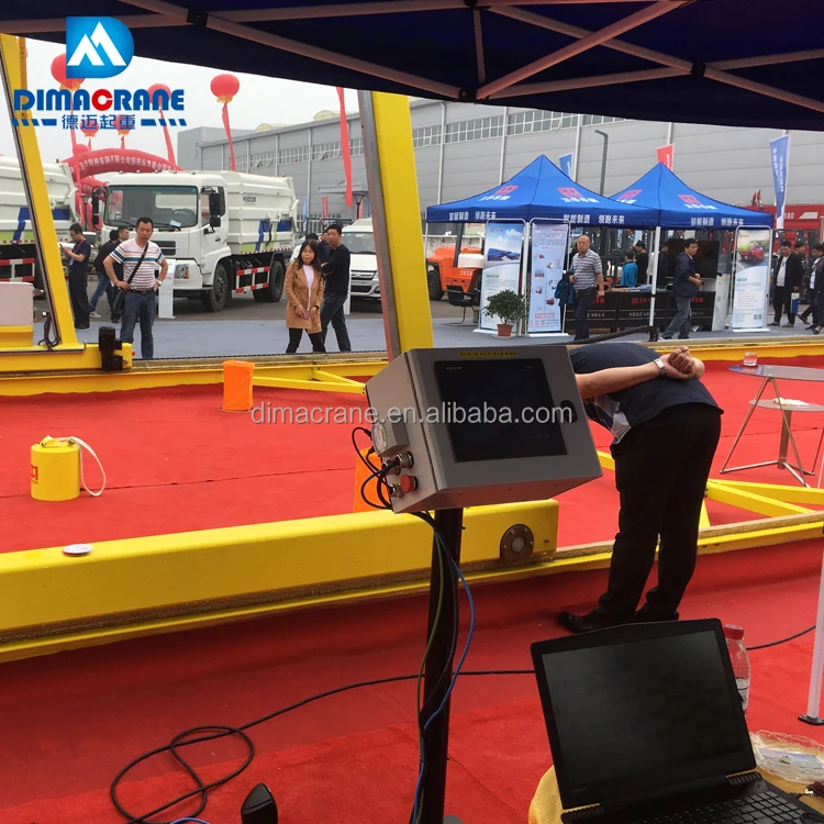 Europe style Intelligent Smart MG 2Ton double girder mobile gantry crane with Smart Anti-swing device