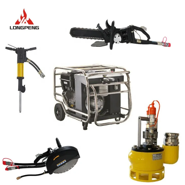 
Mine Portable Hand-held Concrete Hydraulic Diamond Concrete Chain Saw 