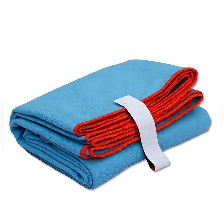 wholesale outdoor exercise yogaRecycled  microfiber towel with bag RPET beach towel microfiber