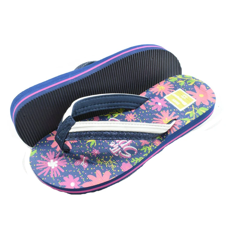 
2019 new design beautiful children EVA flip flops 