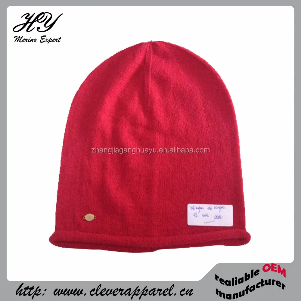
Best-selling Superfine Merino Wool Knitted Pompom Beanie Hats 
