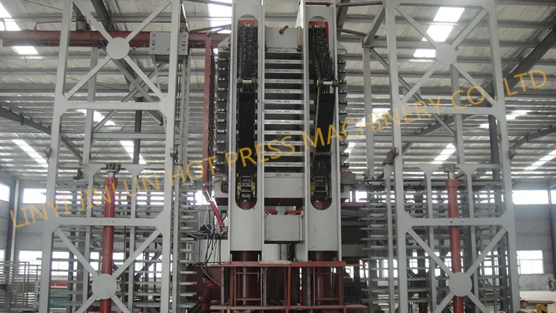 hpl laminating hot press machine 15 layers hot press machine