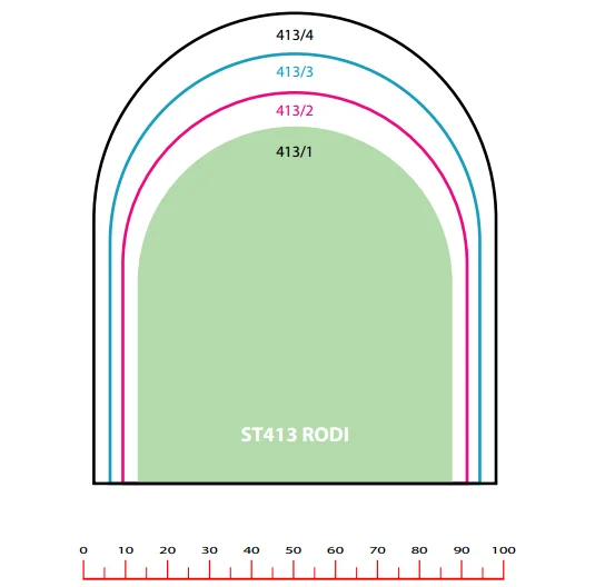 
SVIG Rubber Heel 413 
