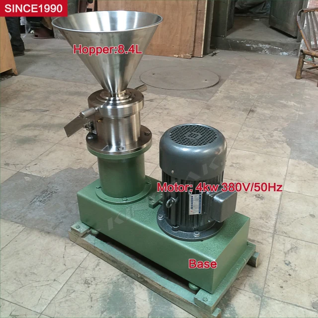 
JMS80 Emulsion Colloid Mill Adhesive Mixing Machine For Making Detergent Stainless Steel Grinding Parts 