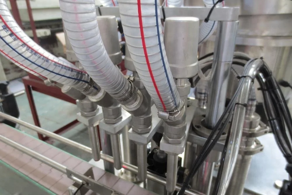 Top quality small bottle high viscosity liquid glycerin filling sealing machine for glass bottle