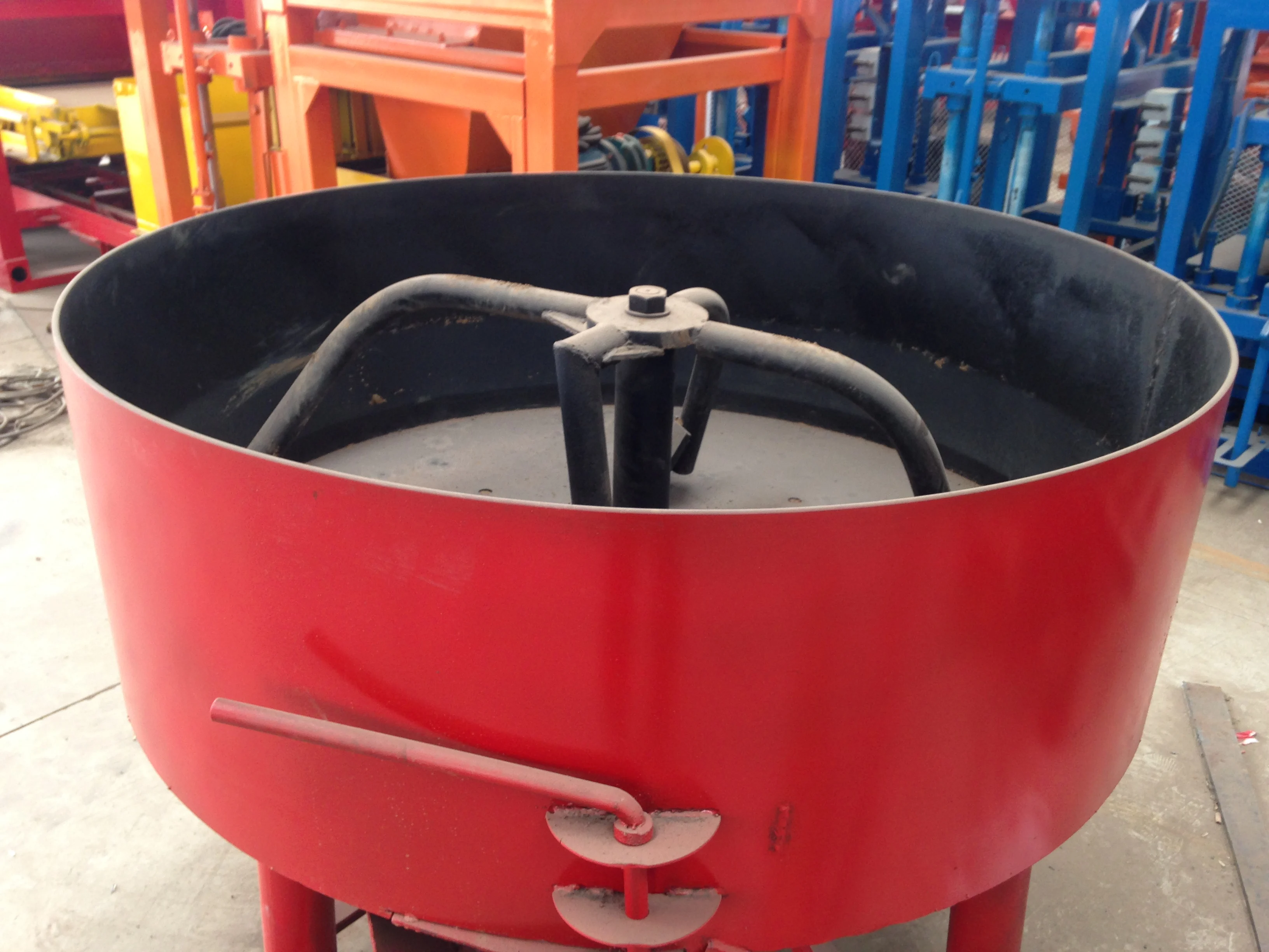 JQ500 concrete soil pan mixer machine price in pakistan