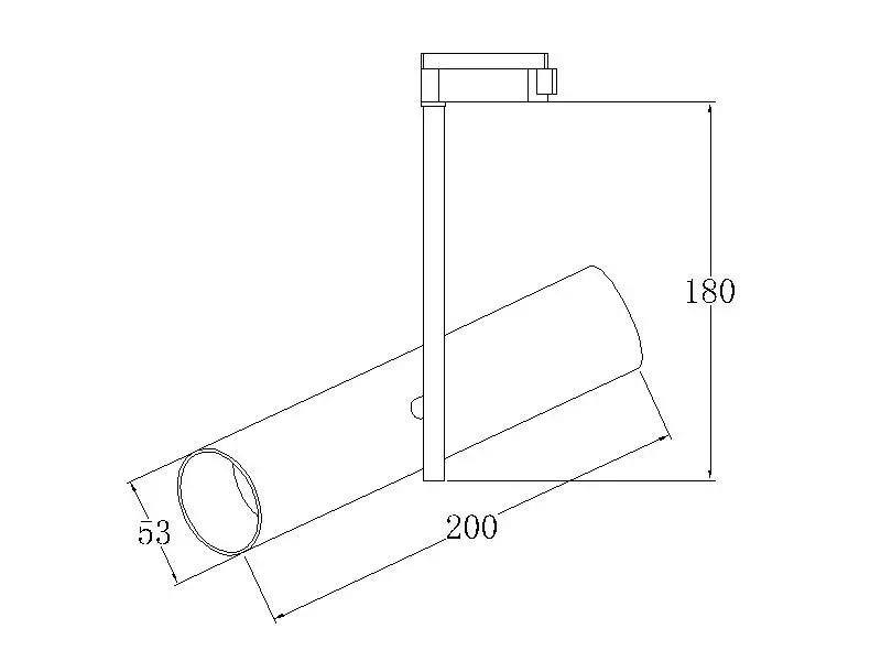 
Contemporary track rail lighting system GU10 led ceiling track light 