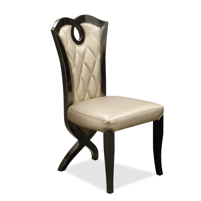 Best Price Luxury Soft Leather High Back Dining Room Chair