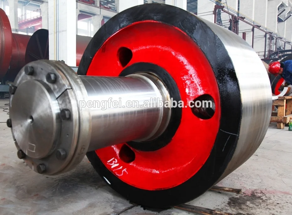 New rotary kiln spare parts girth gear,supporting roller shaft
