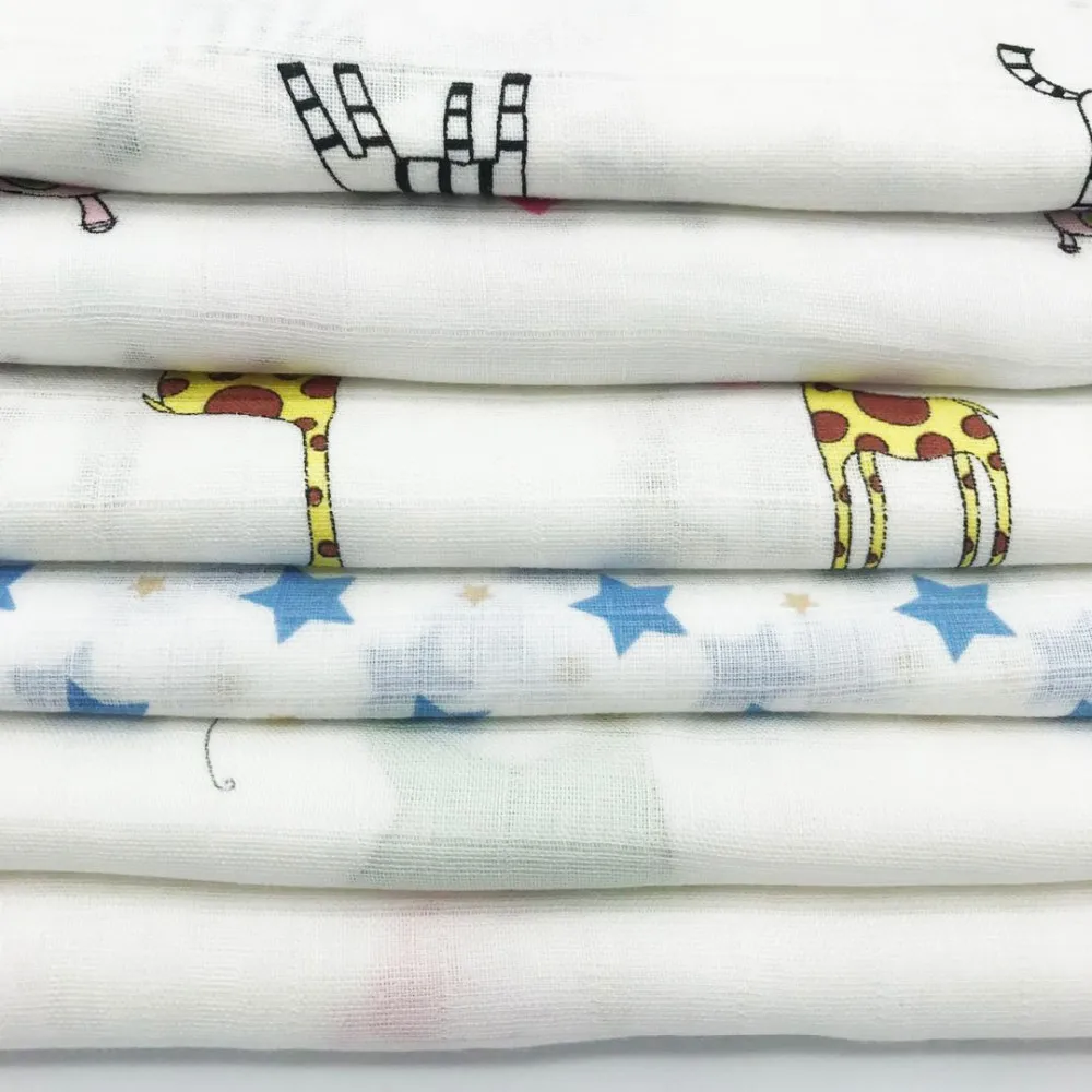 
Manufacturer supplier 100% cotton muslin fabric double layer gauze fabric 