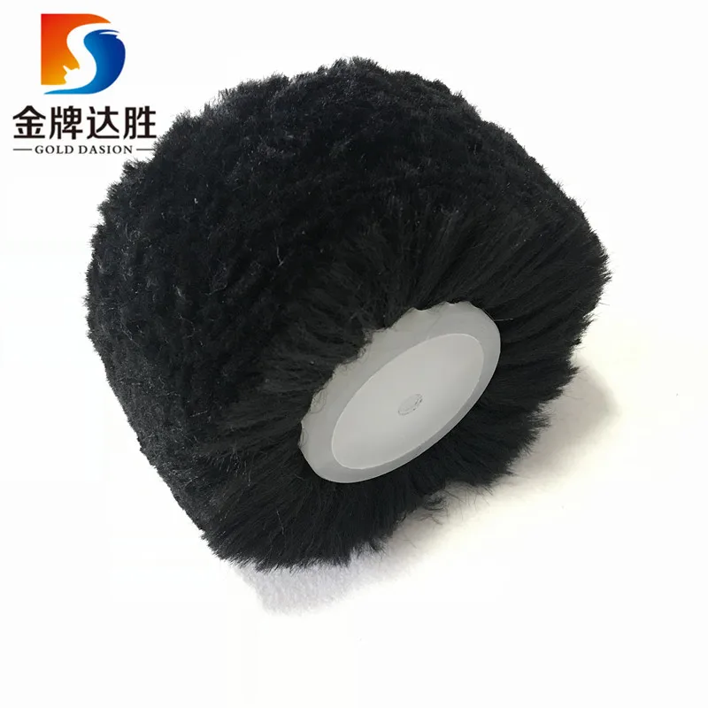 Black cotton bristle shoe cleaning machine  brush