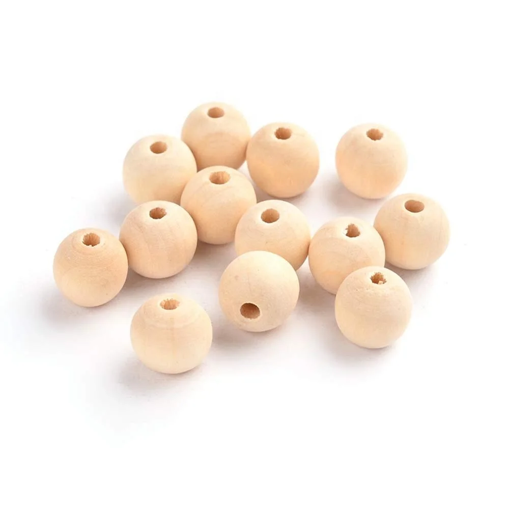 Supplier Good Price Wooden Beads Wooden Beads Craft Big Hole Wooden Beads