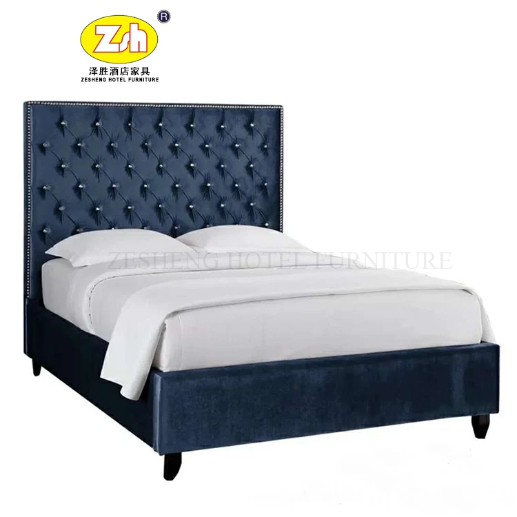 New Foshan wood fabric bed desk with chair ZH 002