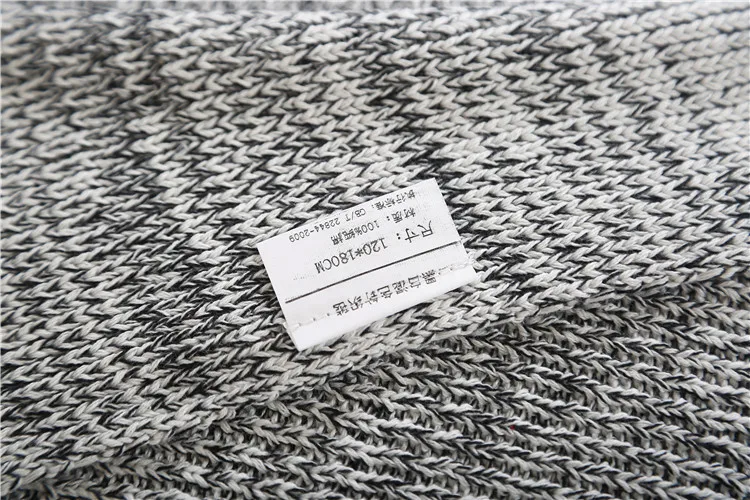 Super Soft 1 Ply Cotton Knitting South Korean Throw Decorative Blanket