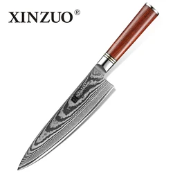 Professional handmade 8 Inch Japanese  Damascus Steel Kitchen Chef Knife