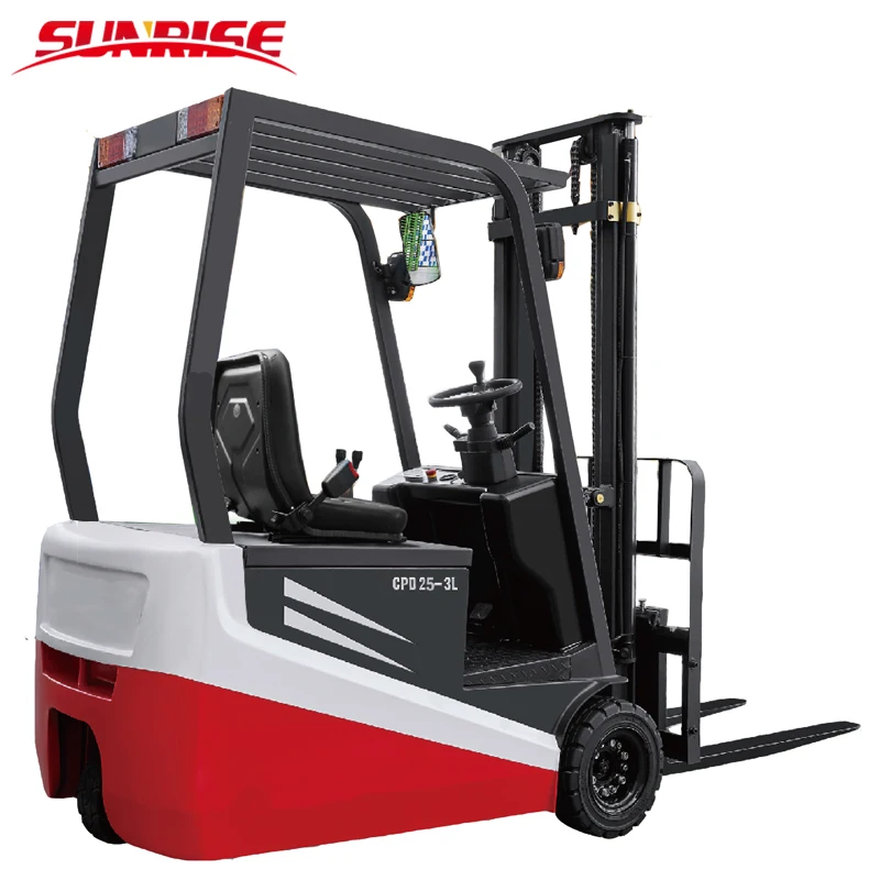 Три колеса переменного тока Электрический погрузчик 1.5 тонн