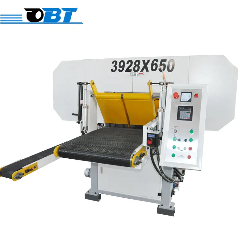 High speed cutting banding saw with horizontal woodworking
