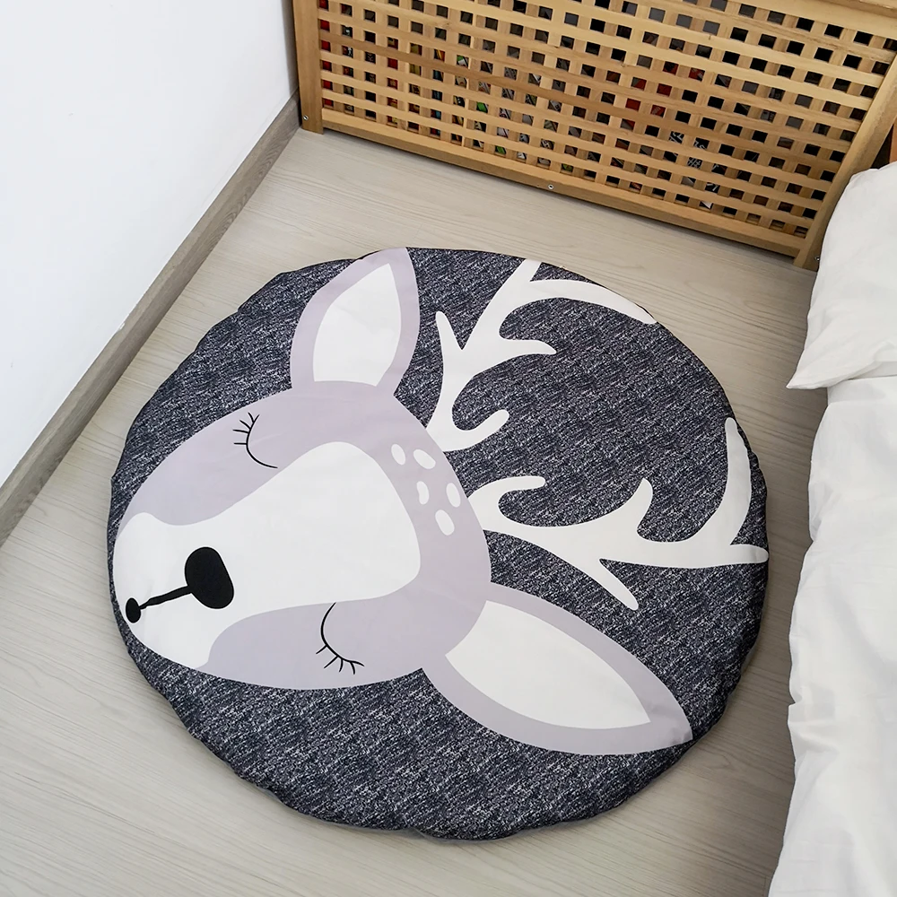 Baby Playing Mats Crawling Creeping Mat  Deer Toys Games Mats Pads Crawling Blankets Kids Room Padded Floor Carpet
