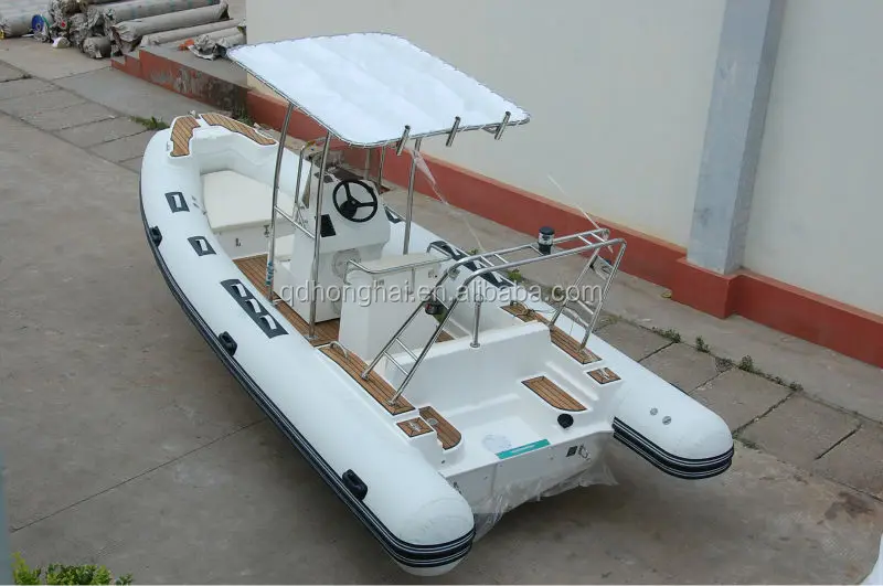 CE certificate 5.8m v deep hull rib boat inflatable boat