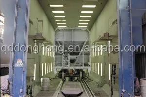 Stanard sandblasting 12m x 6m x 6m for truc body paint removal