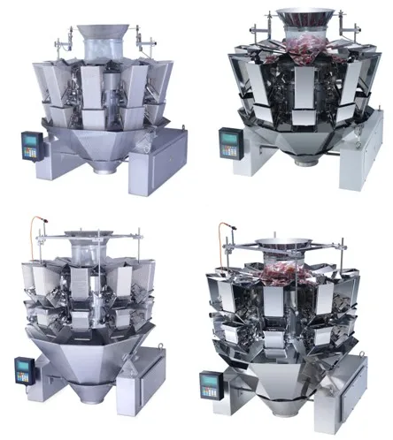 автоматическая мульти голову взвешивание упаковочная машина