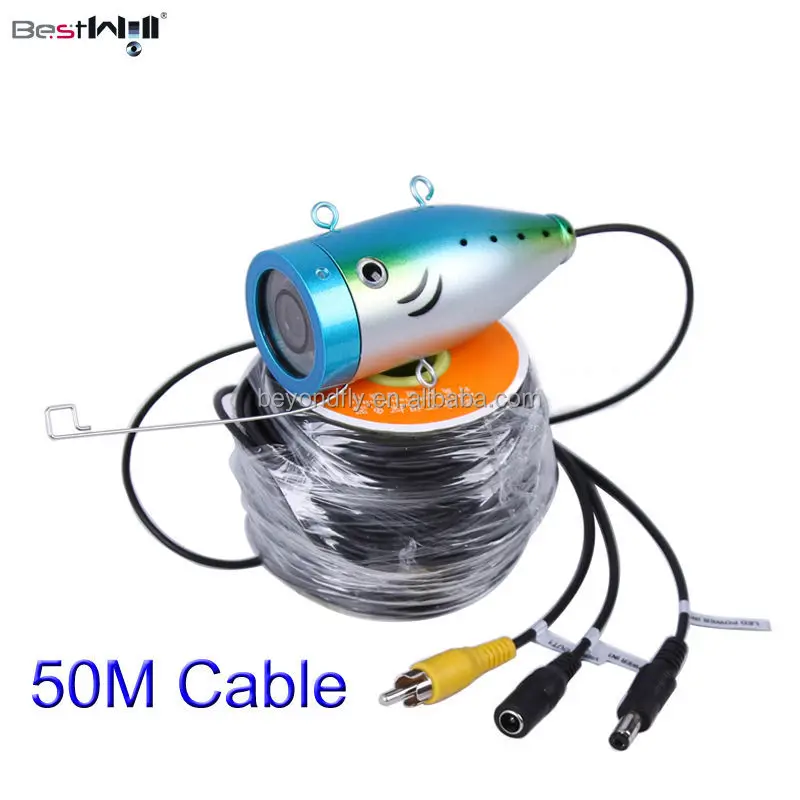 
HD 1000 ТВЛ 50 М Подводная рыболовная камера эхолот камера CR006L с 50-метровым сверхпрочным кабелем 