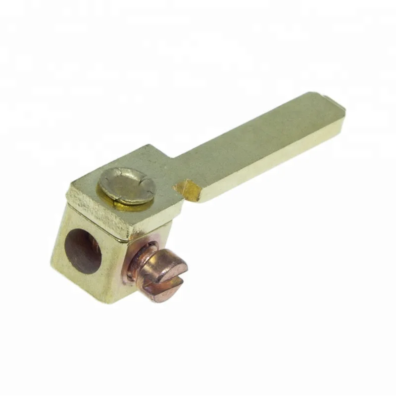 brass electrical contact pin,screw terminal electrical plug insert pin,plug pin part