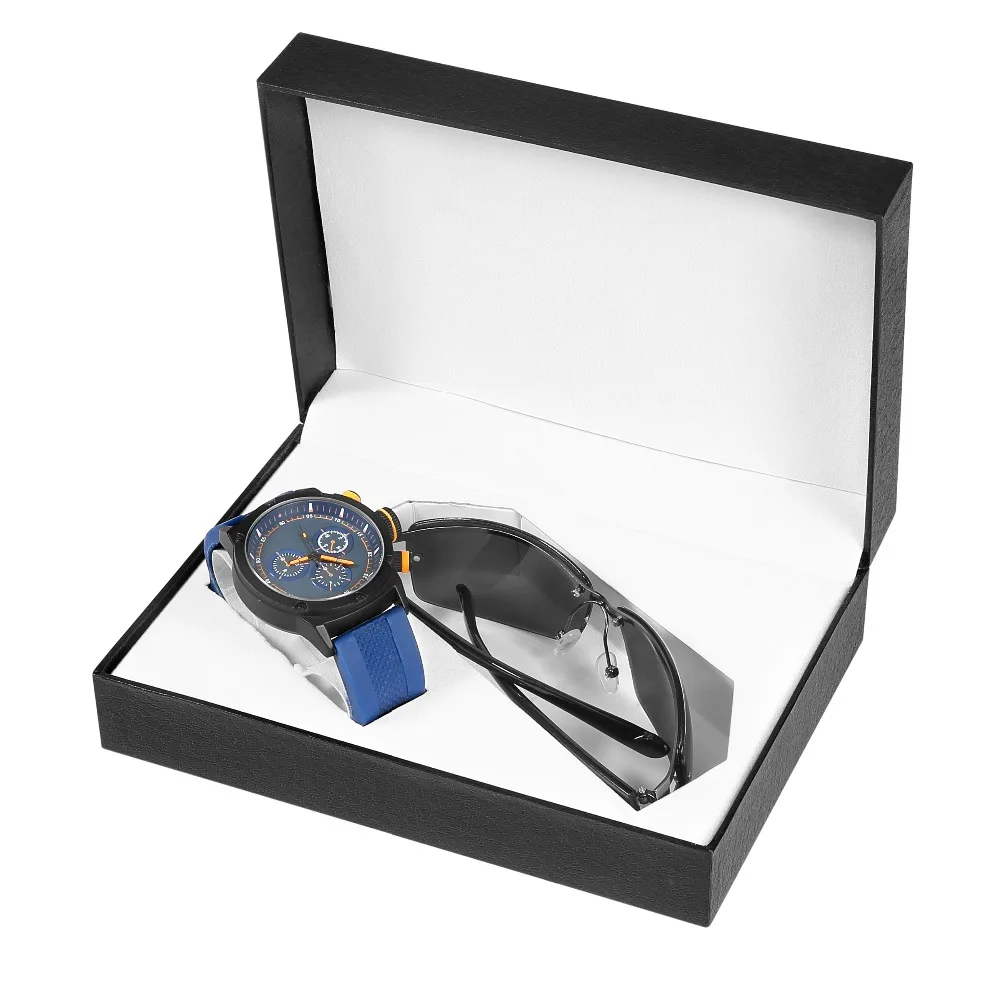 Роскошные мужские часы подарочный набор с ручкой и брелоком или кошельком