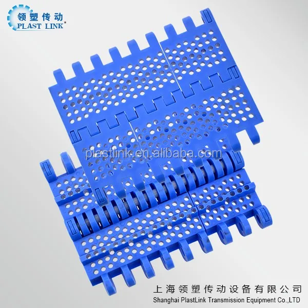 Reliable quality 800 slat top Food grade module belt conveyor belt