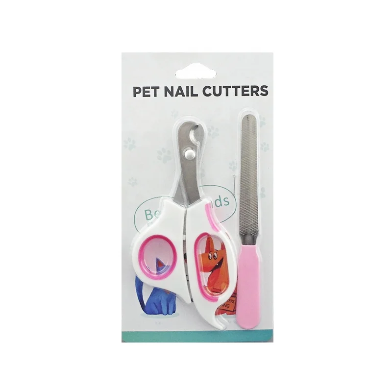 Slip Proof Stainless Steel Grooming  Poodle Pet Cat Nail Scissor Pet Nail Clippers Kitten Nail Clippers set Great for Small Pets