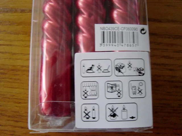 Customized Luxury Allite wax colored 10 inches taper candle