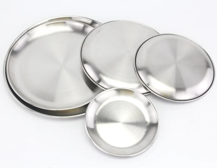 Korean stainless steel 201/304 polished/sanding barbecue/baking plate/dish