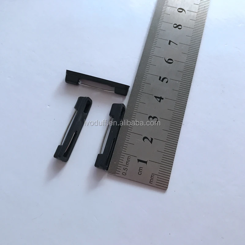 Hotsale Black Plastic Pin Safety Pins Brooch Base DIY badge name card