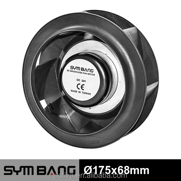 DCF17568-LD DC Backward Curved Impeller Centrifugal Fan