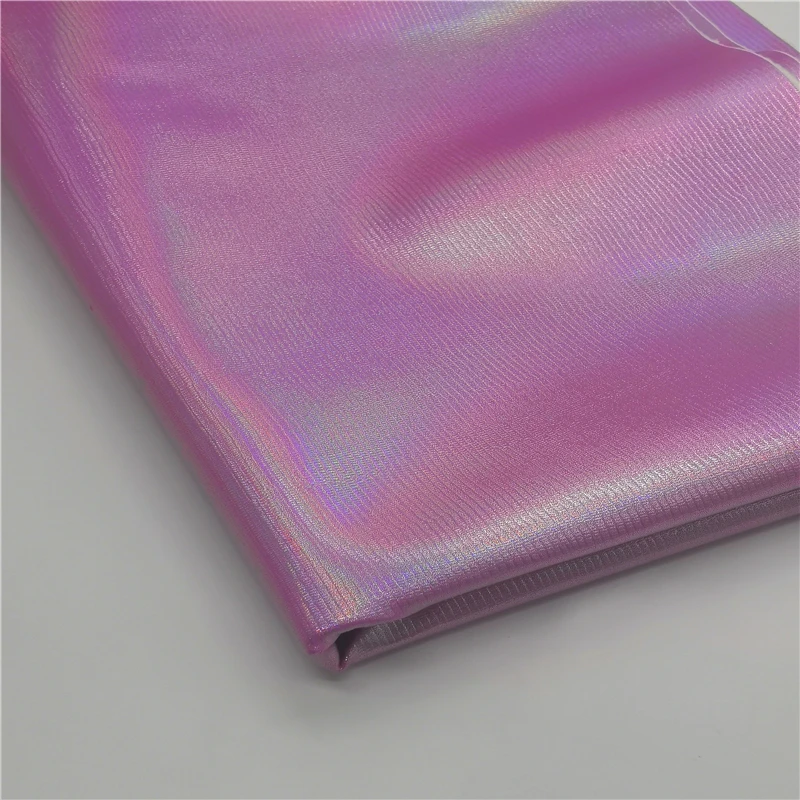 Sample Multi Colors Available PU Laminated Glitter Leather for Bags and Shoes