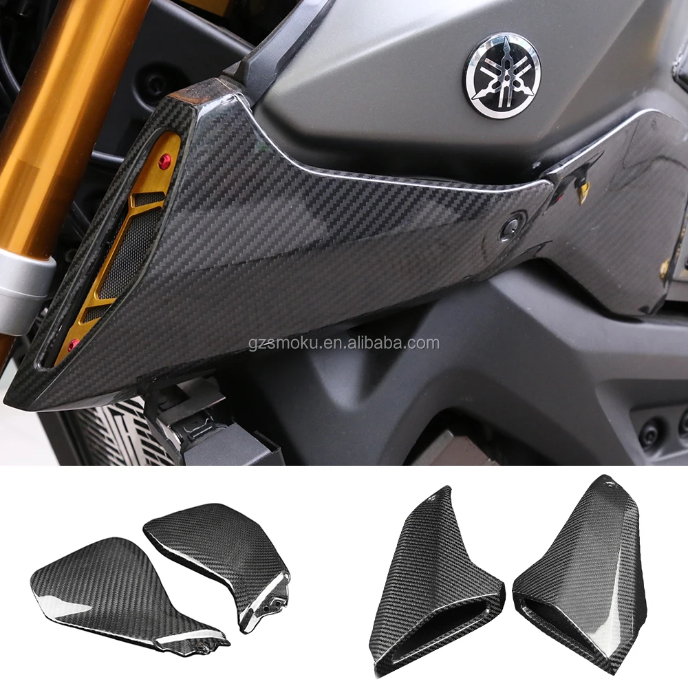 Carbon Fiber Part Motorcycle Modifications Air Intake Pipe Cover Protector for YAMAHA MT09  motorcycle parts and accessories