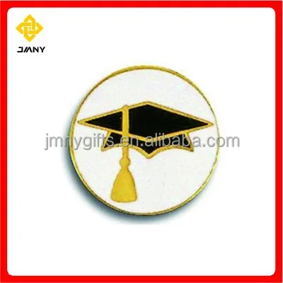 Custom Made Design Metal Graduation Cap Lapel Pins
