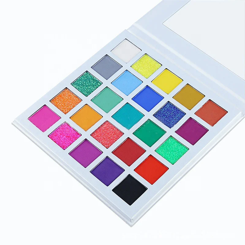 
Makeup Mineral Eyeshadow Palette High Pigment Private Label Colorful 25 Colors Eye Shadow Powder for Eye Makeup 