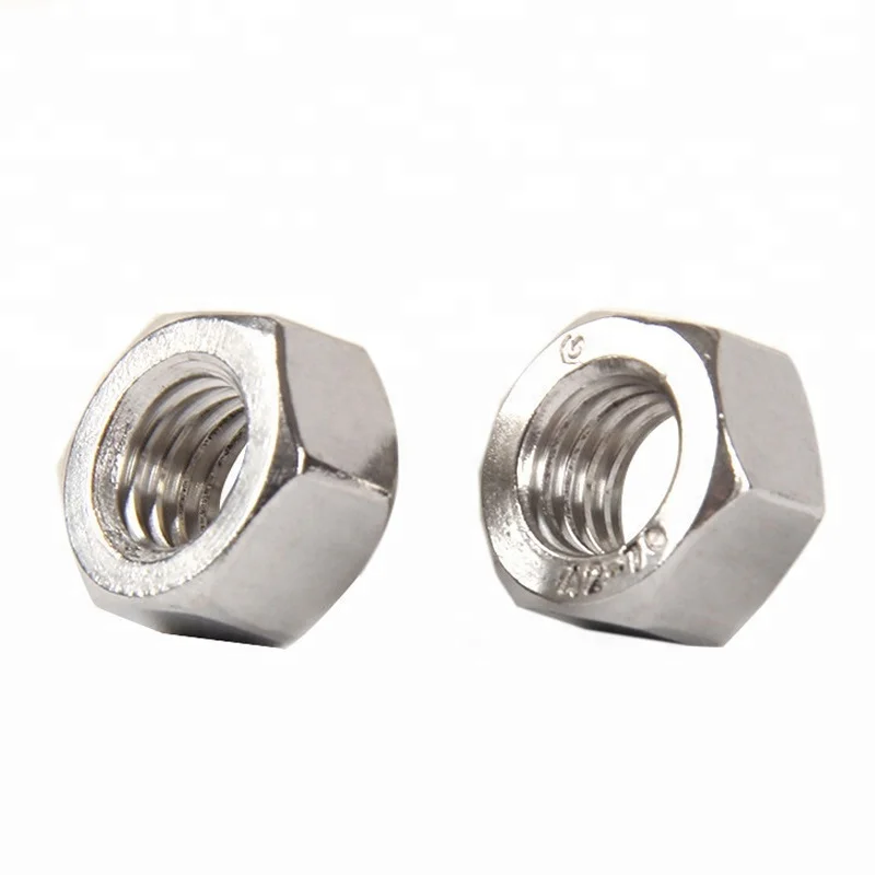 M8 M10 M12 Carbon Steel Nickel Plated Hexagon Nut