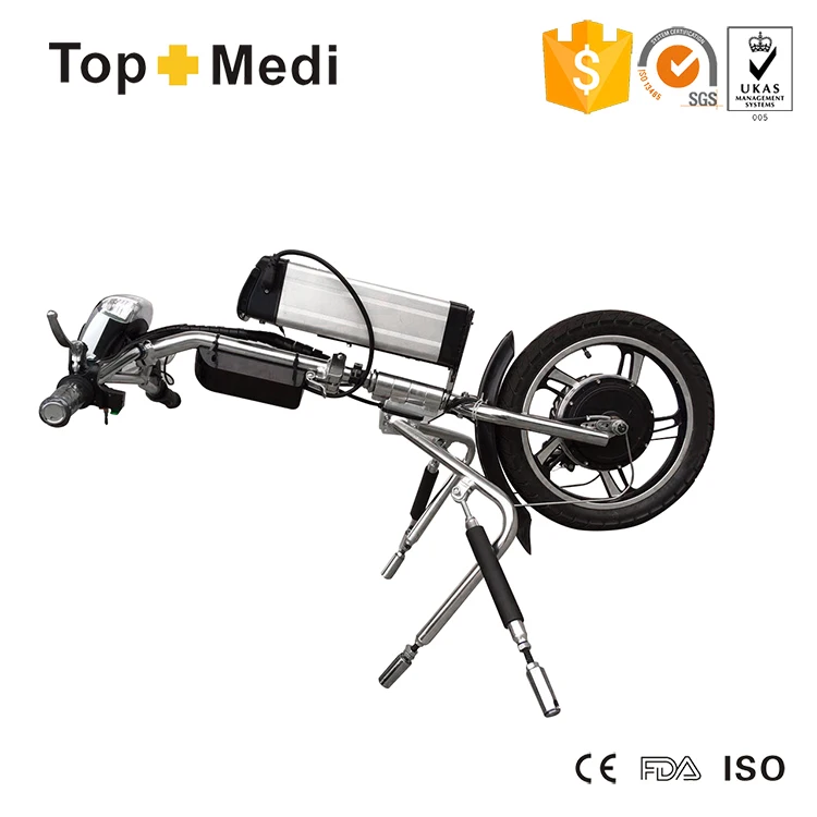 Lithium Battery Power Climb Electric Trailer Handcycle Drive Wheelchair