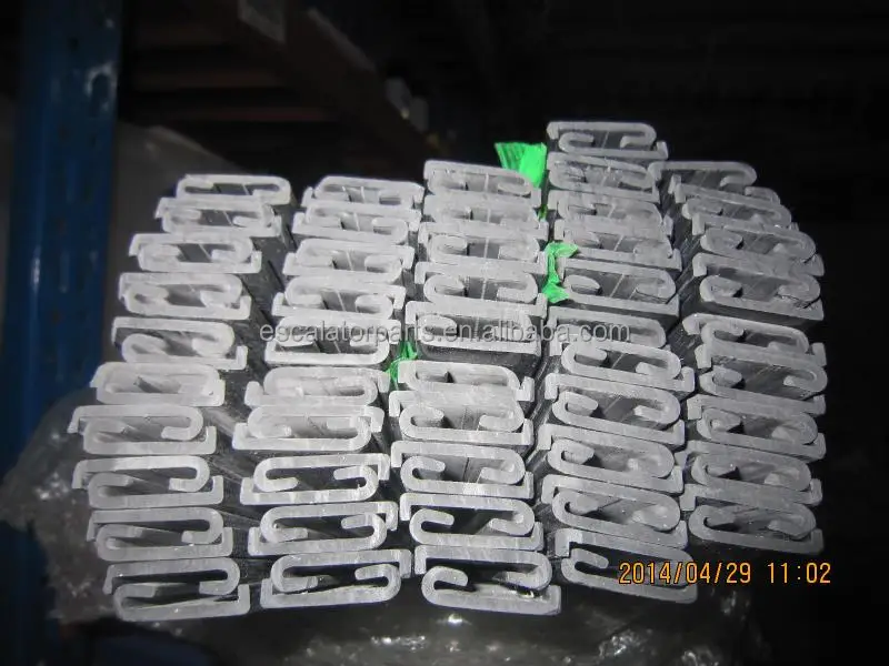 
Escalator Handrail Guide Strip, Escalator Plastic Rail with black color, 26*7*2.4 mm 