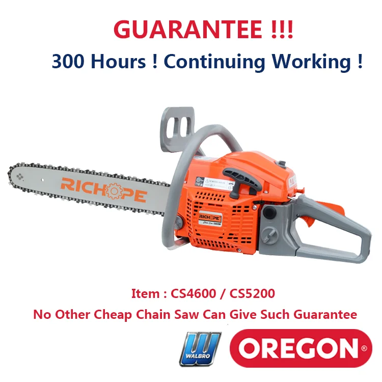 Petrol Wood Cutting Machine  High Quality Wholesale Gasoline Chainsaw CS5200i