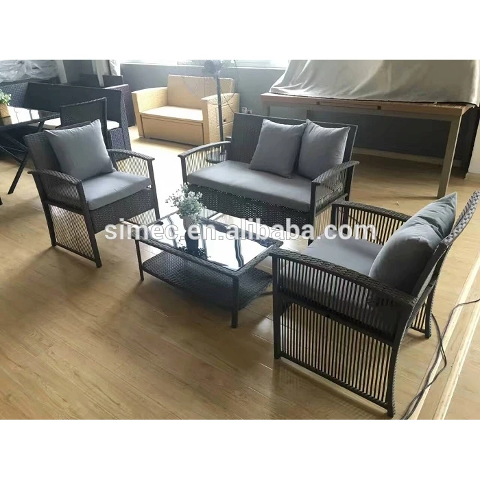 Новый дизайн популярные оптовая ротанговая мебель SCKD-06B