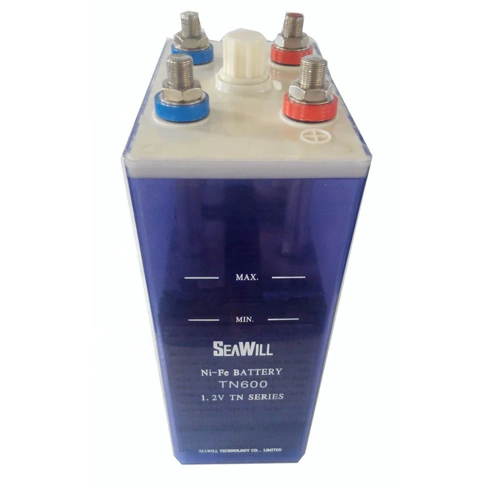 Rechargeable Ni-Fe battery 1.2v 600Ah nickel iron battery
